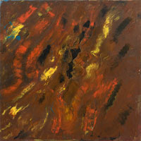 Double Profile, 1984, oil on canvas, 72" x 72"