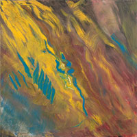 Double Profile, 1984, oil on canvas, 72" x 72"