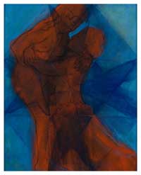 Don't Go   20"h X 16"w Acrylic on canvas 2007